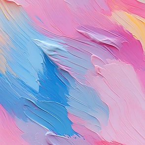 Jumbo Bold Brushstrokes: A Symphony of Color and Energy