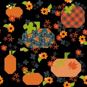 Pumpkin Patchy Hero - Black