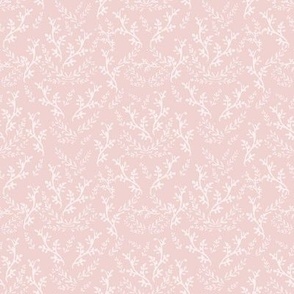 Vines on Blush Pink for Ornate Hearts