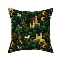 Unicorn Castle Enchanted Forest_Emerald Green