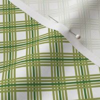 Geometric Diamond Plaid: Contemporary Medium Leafy Green Diamond Weave For Modern Home and Apparel