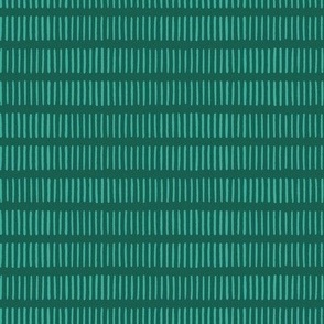 Green Dash Stripes on Green