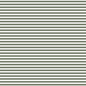 thin horizontal stripes - fern green and white