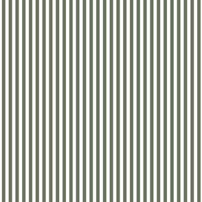 thin vertical stripes - fern green and white