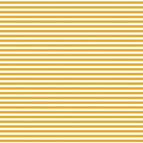 thin horizontal stripes -sunshine yellow and white