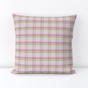 Simple Plaid Pink/Green - Twill Weave Small
