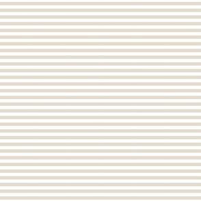 thin horizontal stripes -beige and white