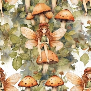 Woodland Mushroom Fairies
