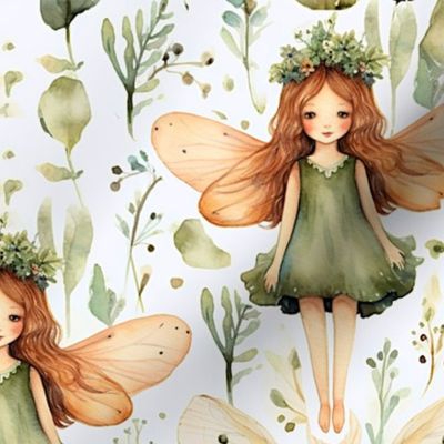 Forest Fairies With Foliage