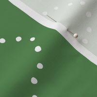 Flowing Dots - Kelly Green (Large Scale)