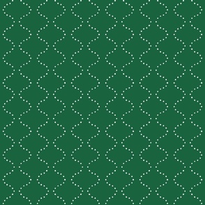 Flowing Dots - Emerald (Medium Scale)