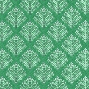 Emerald Eloise Garden Leaves Textured Small Scale