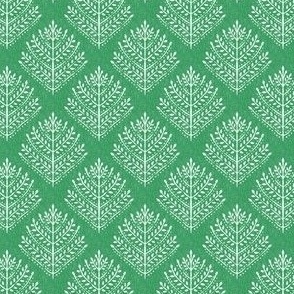 Emerald Eloise Leaves Textured Small Scale