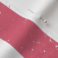 Nantucket Red and White Splattered Paint Vertical Cabana Tent Stripe 