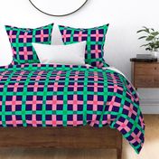 Candy Plaid - Large - Navy