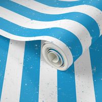 Oktoberfest Bavarian Blue and White Splattered Paint Vertical Cabana Tent Stripe 
