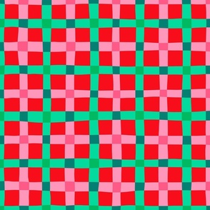 Candy Plaid - Medium - Christmas Red