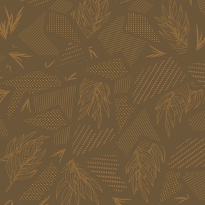 Savanna Dreams, Abstract pattern in warm earthy tones and hints of golden sunlight