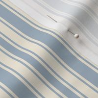 Coastal stripes - admiral blue - blue gray