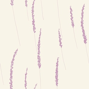 Grass mauve purple