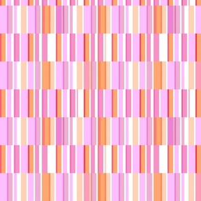 Panes - Bold pretty print in pink, orange, and violet