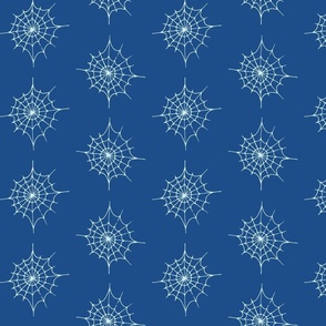Cobweb Stripe - Whimsigothic, Blue