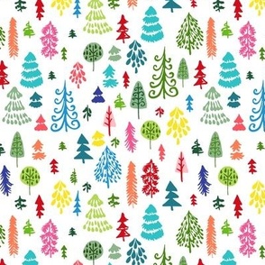 Whimsical Forest bright multi small
