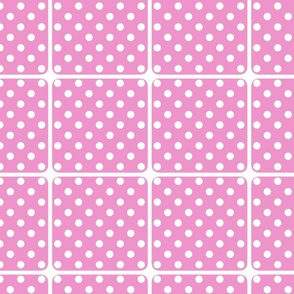 Pink Polka Plaid/ Medium