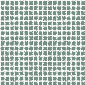 dusty green and white gingham plaid check pattern