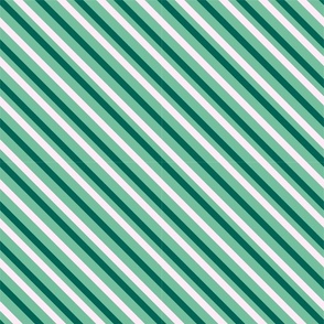 Candy Cane Stripes - Green/Pink
