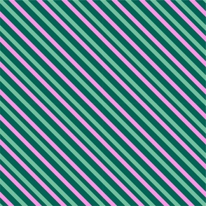 Candy Cane Stripes - Purple/Green