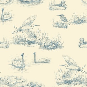 Lake Life Toile