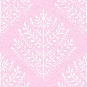 Baby Pink Eloise Leaves Textured Regular Scale