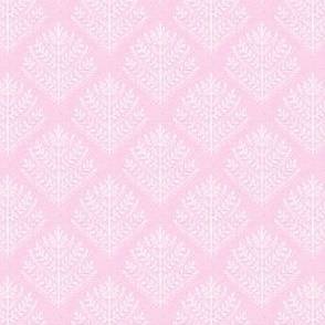 Baby Pink Eloise Leaves Textured Small Scale
