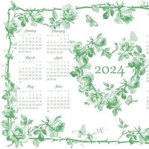 Cait 2024 Tea towel basil