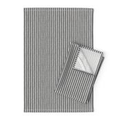 pinstripe white stripes on dark gray