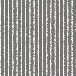 pinstripe white stripes on dark gray