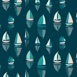 sailboats by Pippa Shaw