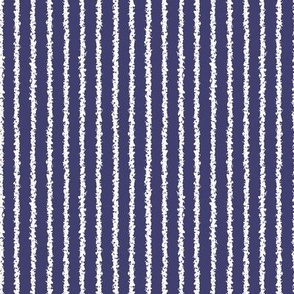 pinstripe white stripes on navy blue