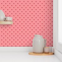 Polka Dot Pattern Red and Pink