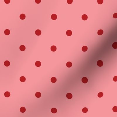 Polka Dot Pattern Red and Pink