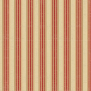 French Country Rose Ticking Stripe