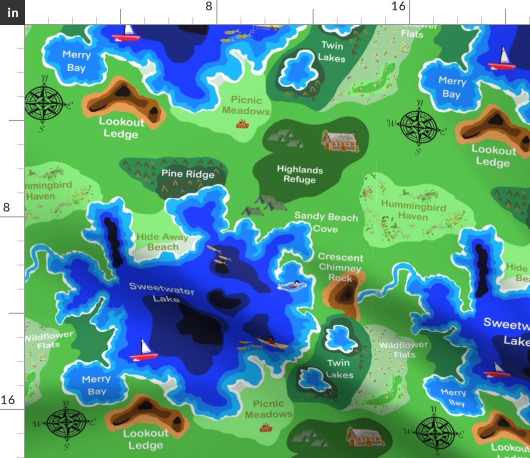 Map of Sweetwater_Lake_