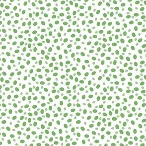 Whimsical Bud Green and Willow Speckle Scatter: Vibrant Blender Pattern for our Whimsical Blossoms collection