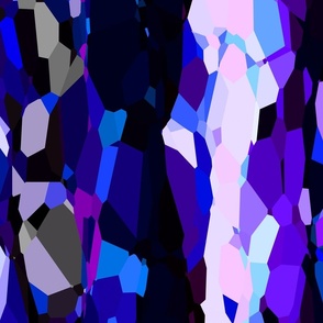 pink, purple, blue, black abstract