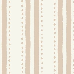 Sea Urchin Stripes - Large - Sand | Coastal Geometric