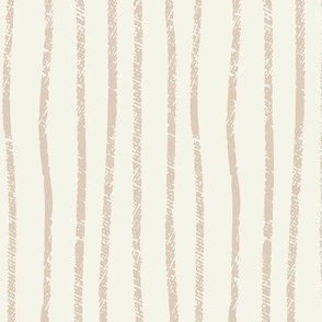 Textured Sand Stripes - Large |  Hand Drawn 