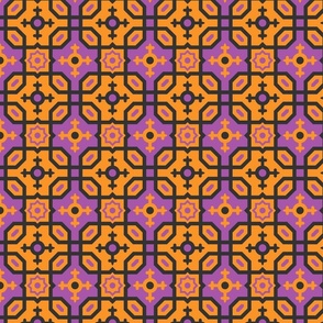 Geometric Pattern: Templo: Keshav Dark