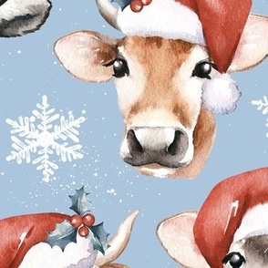 Large Scale / Christmas Cows / Sky 