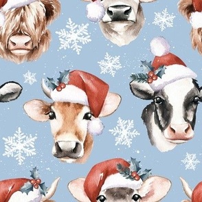 Small Scale / Christmas Cows / Sky 